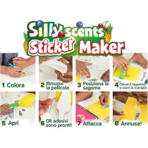 Crayola Silly Scents Sticker Maker Art Kit, Beginner Unisex Child, 40 Pieces