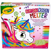 Crayola Neon Crayon Melter Unicorn Style Melting Art, Gift for Kids Arts AndCrafts for Girls And Boys, Best Tween Craft Kit Ages 8+