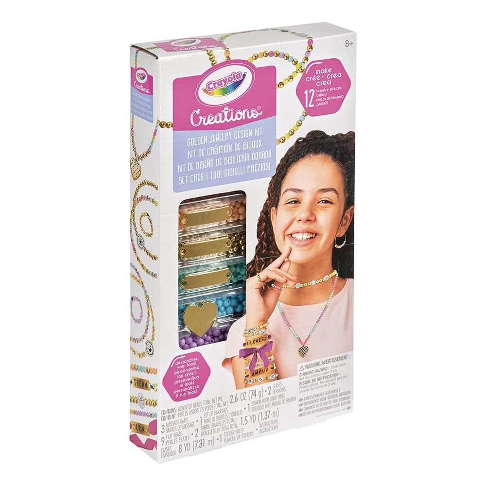 Crayola Creations 04-2921 Set Create Your Valuable Jewellery Yourself, Creative Activity And Gift For Girls, From 8 Years