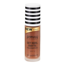 Flormar Pretty Get Real Matte Foundation Dark Caramel 014