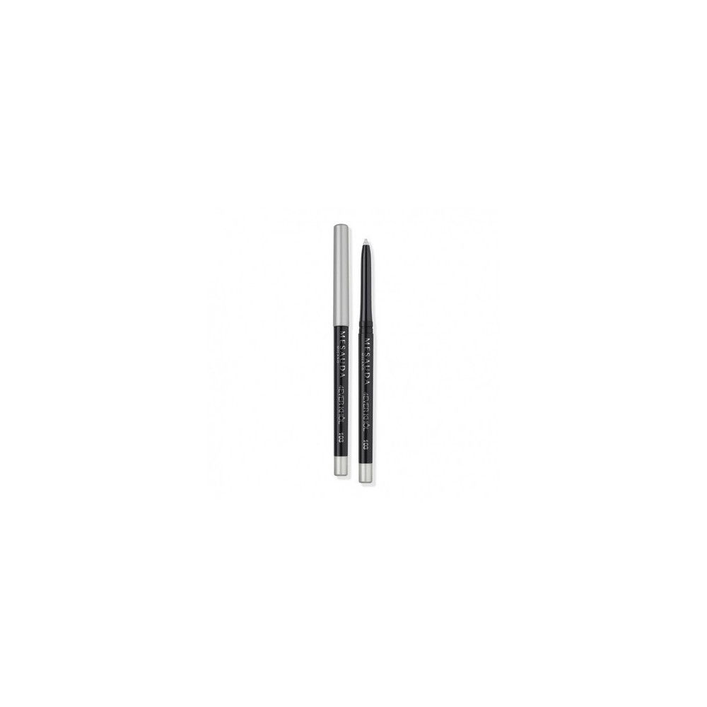 Mesauda 4Ever Khol, Automatic Waterproof Eye Pencil, 103 Silver