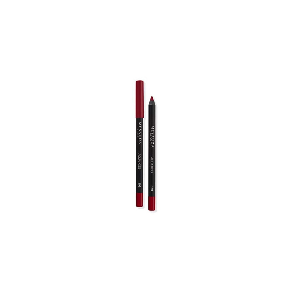 Mesauda Aqua Kiss Waterproof Lip Liner, 109 Rouge Noir