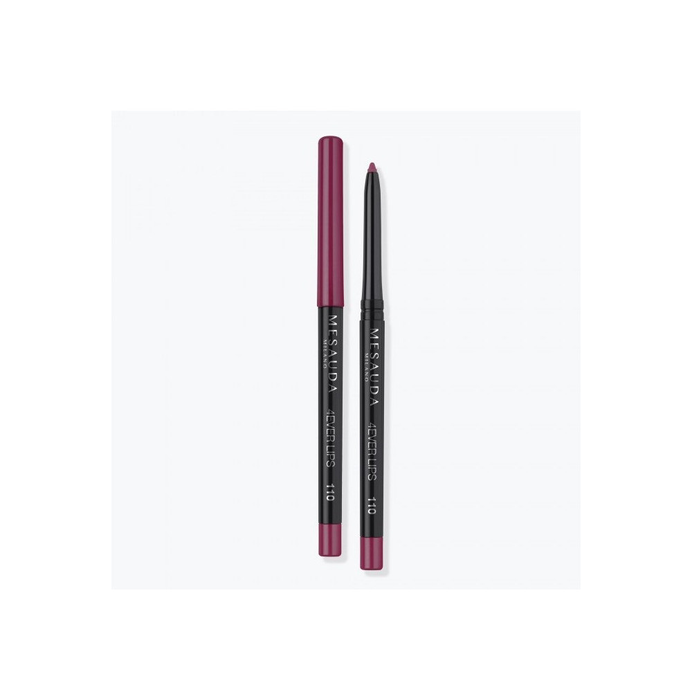 Mesauda 4Ever Lips Brown Automatic Lip Liner 110 Purple, 0.35 Gram