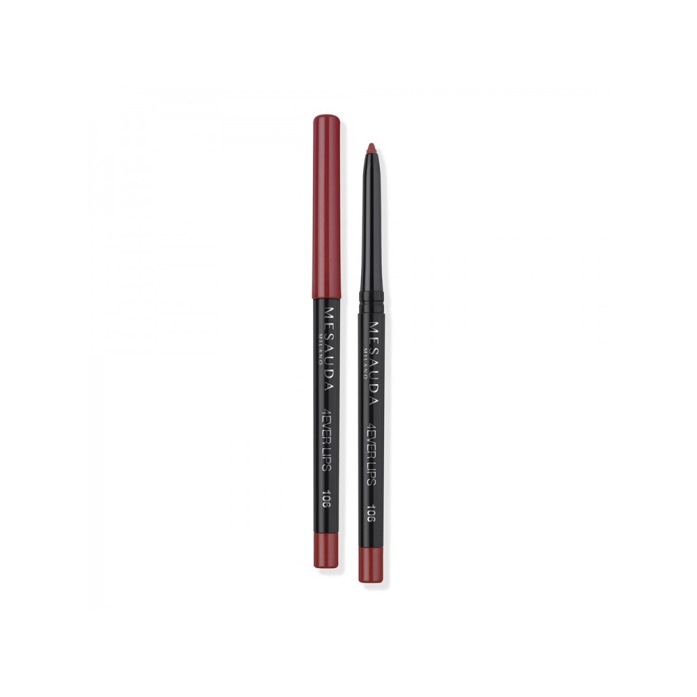 Mesauda 4Ever Lips Brown Automatic Lip Liner 106 Brick, 0.35 Gram