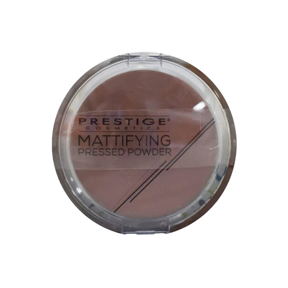 Prestige Cosmetics Mattifying Pressed Powder For Women, Medium/Deep