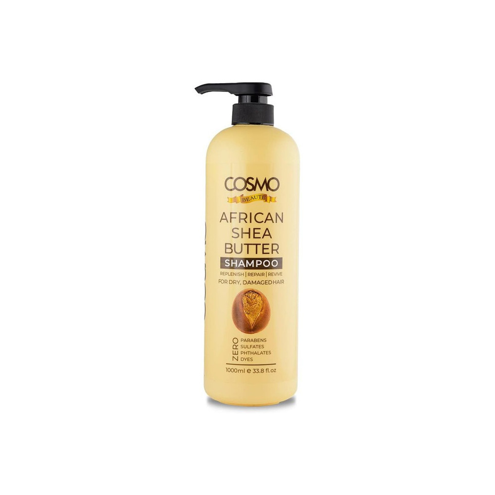 Cosmo African Shea Butter Shampoo, 1000 Ml