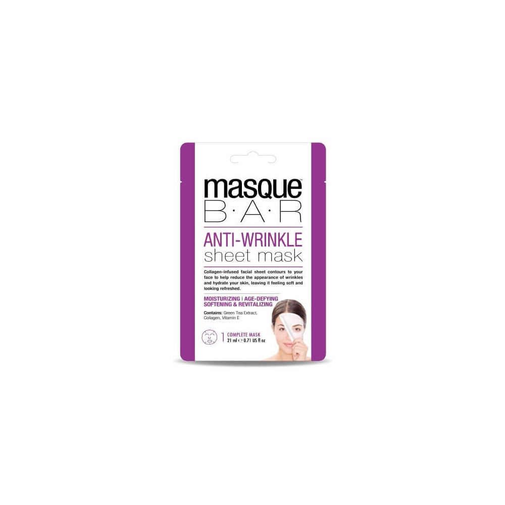 Masque Bar Anti Wrinkle Sheet Mask, 21Ml X 3 Pieces