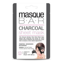 Masque Bar Charcoal Sheet Mask, 21 Ml X 3 Pcs
