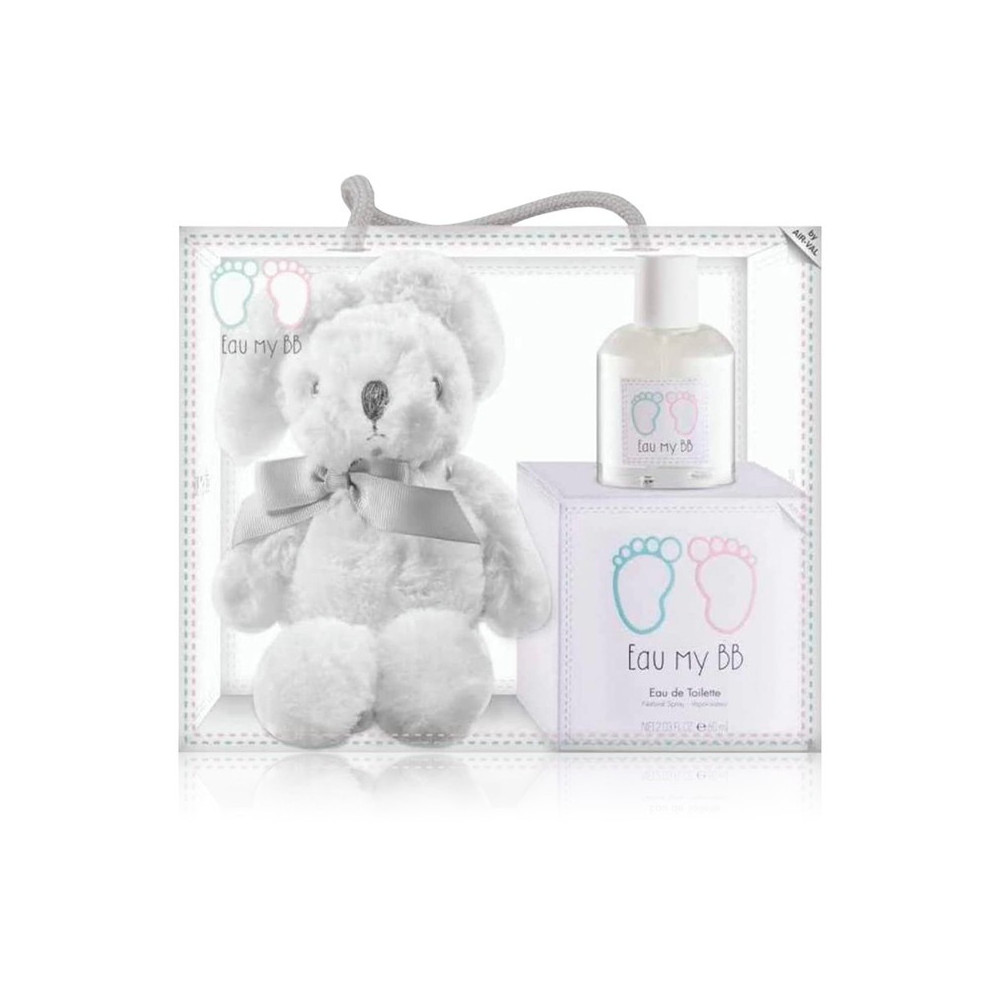 Air-Val Eau My Bb Baby Eau De Toilette 60Ml And Teddy Bear, Gift Set