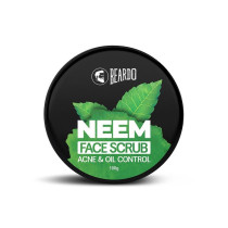 Beardo Deep Cleansing Neem Face Scrub, 100 Gram