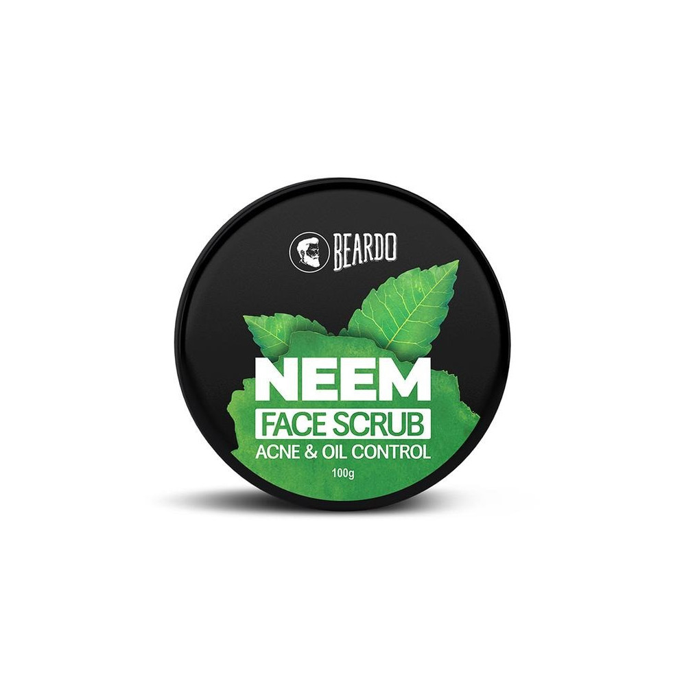 Beardo Deep Cleansing Neem Face Scrub, 100 Gram