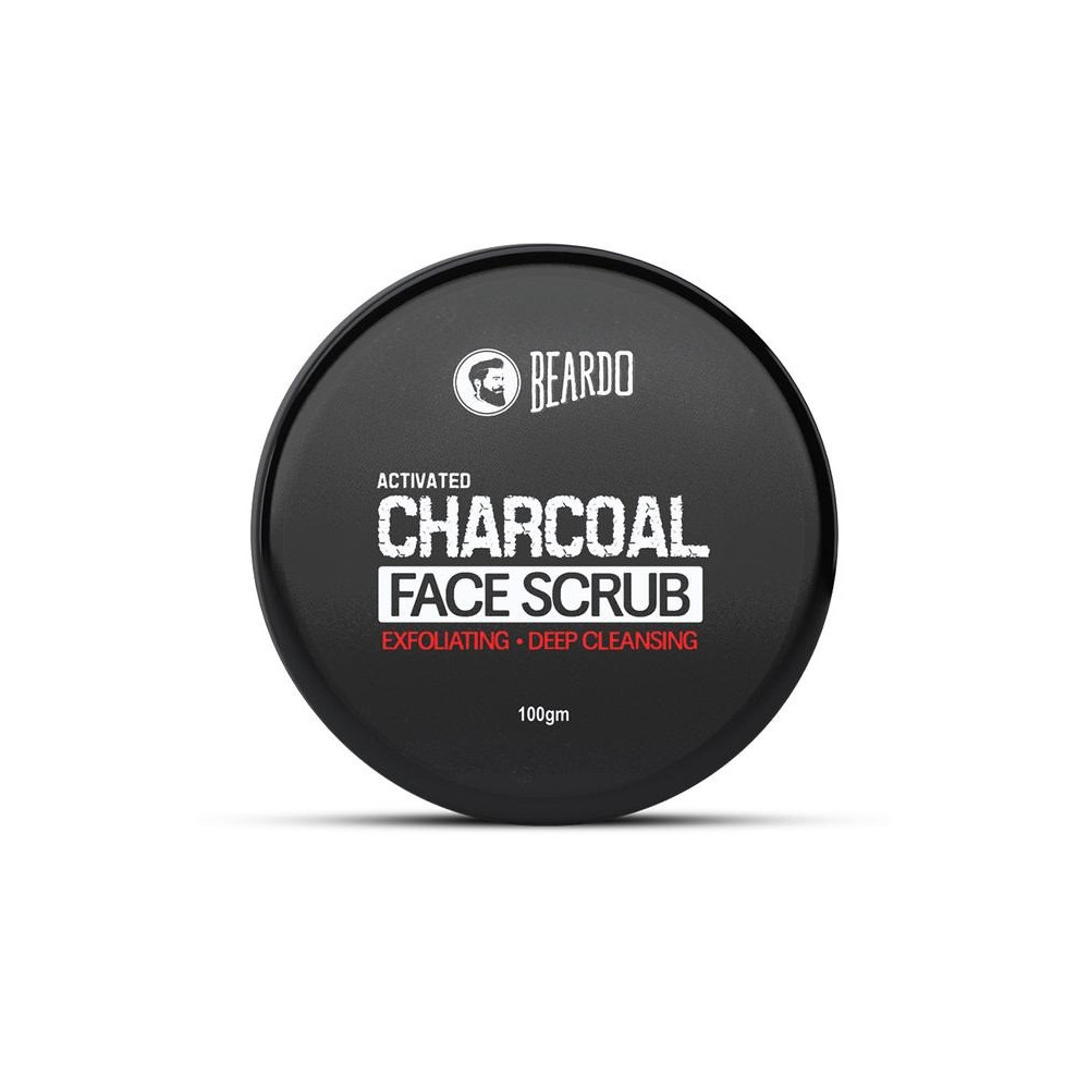 Beardo Activated Charcoal Face Scrub, 100Gram