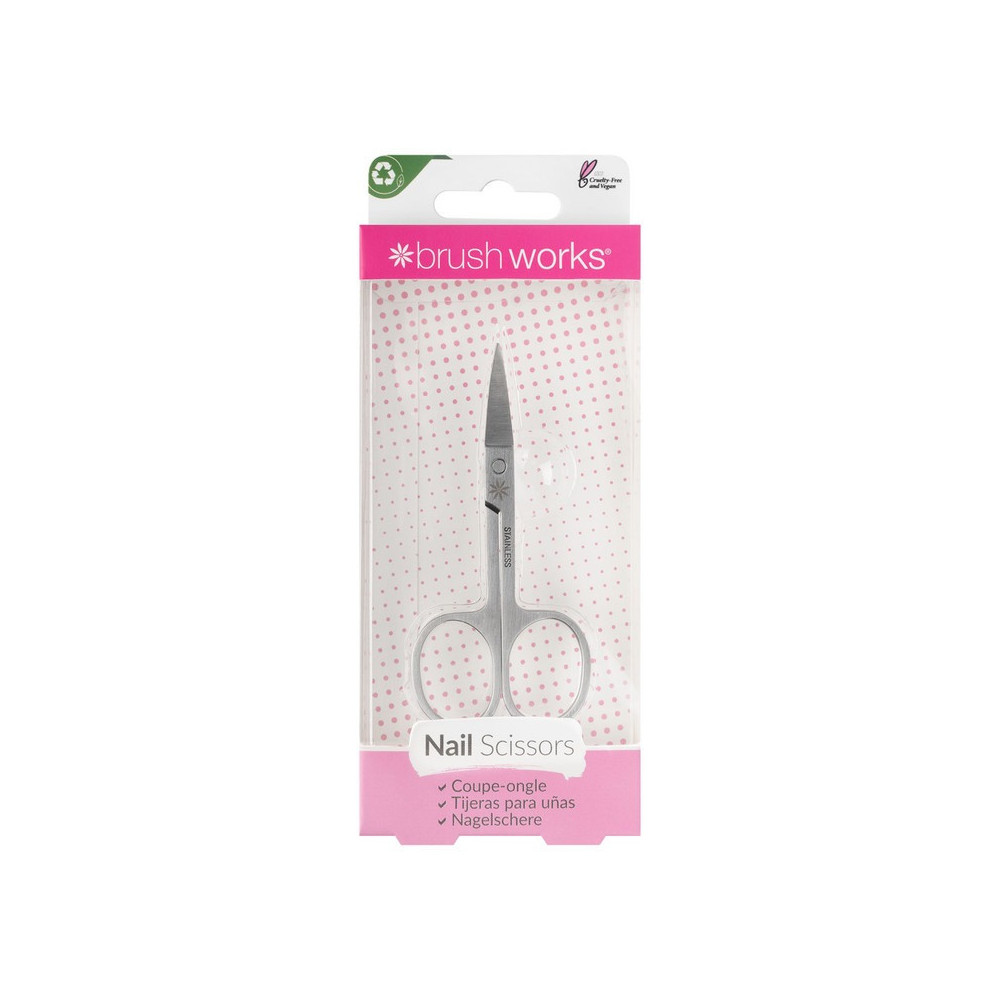 Brushworks Compact And Portable Nail Scissors