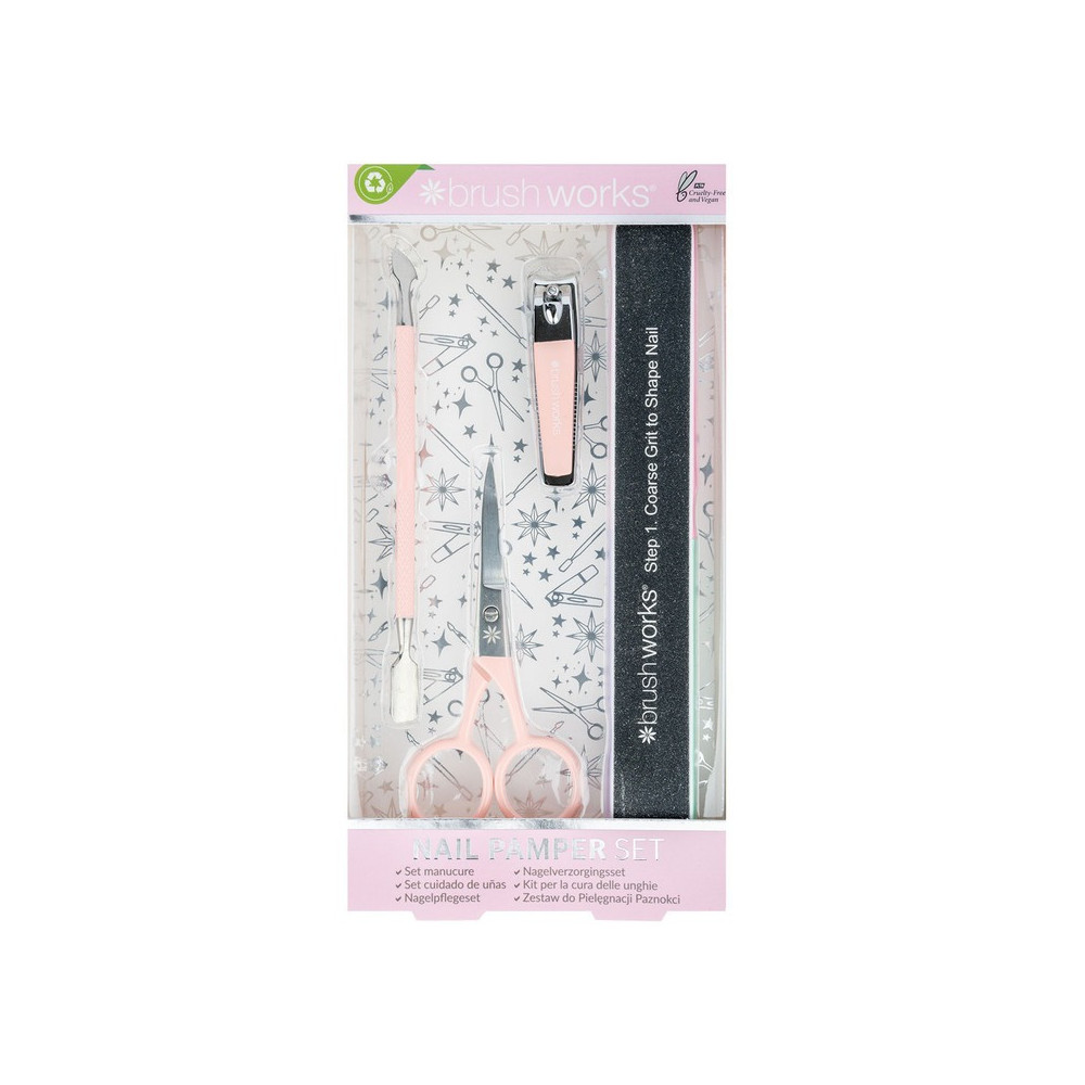 Brushworks Compact And Portable Nail Pamper Set
