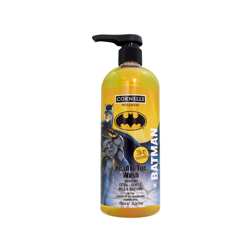 Cornells Batman Head To Toe Wash, 750 Ml