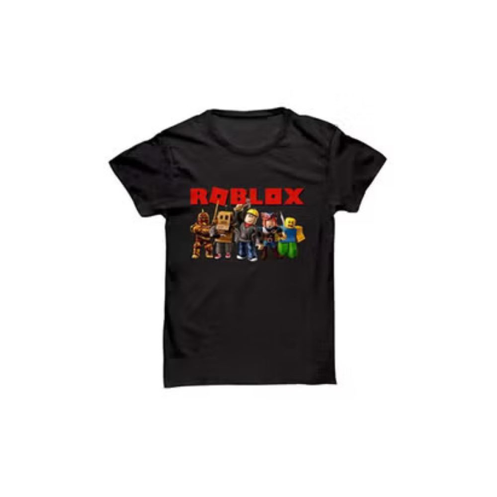 Roblox New Design Group Printed T-shirt, Black