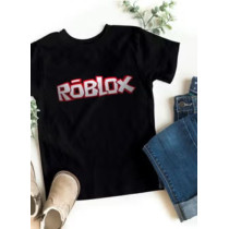 Generic Roblox Children T-shirt Printing Fashion Short Sleeve Round Collar T-shirt