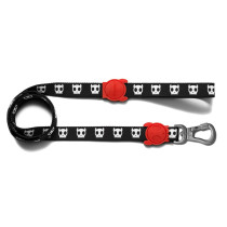 Zee.Dog Skull 2.0 Leash, Lightweight And Durable For Dog, Small, Black