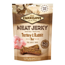 Carnilove Jerky Snack Turkey And Rabbit Bar For Dog, 100g