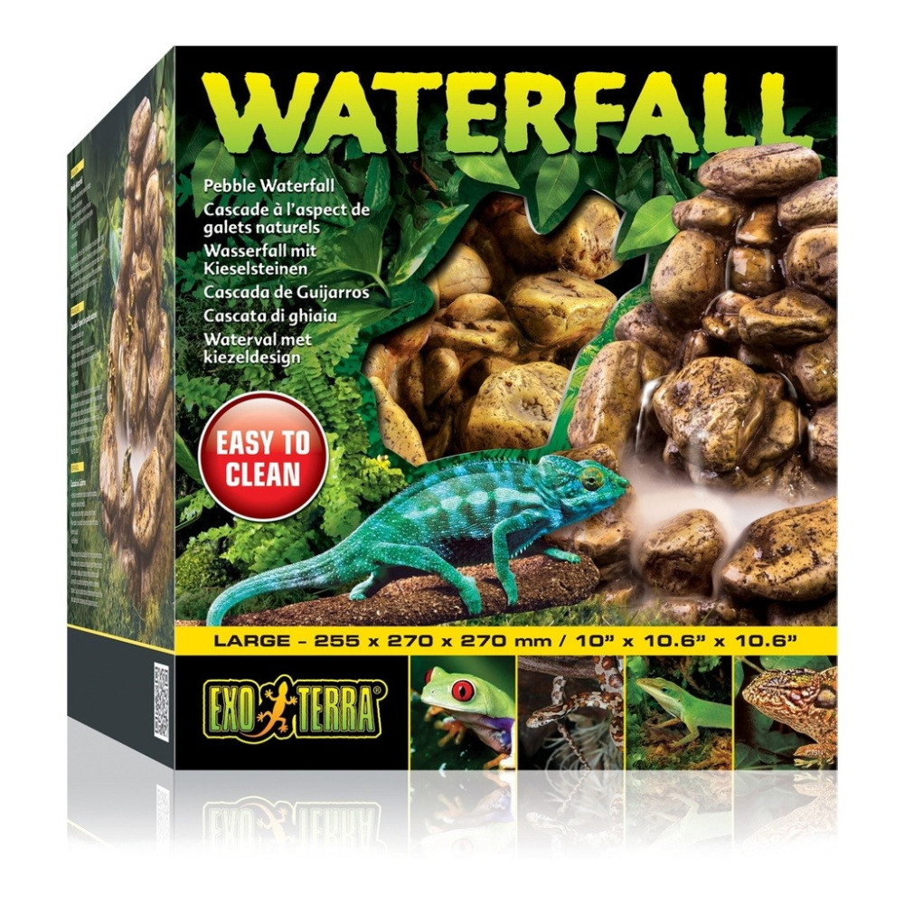 Exo Terra Waterfall Pebble Design For Reptiles, Large