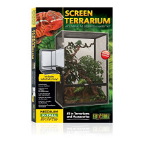 Exo Terra Screen Terrarium For Reptiles, Medium, X-Tall