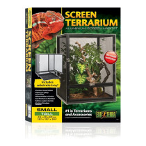 Exo Terra Screen Terrarium For Reptiles, Small, Tall