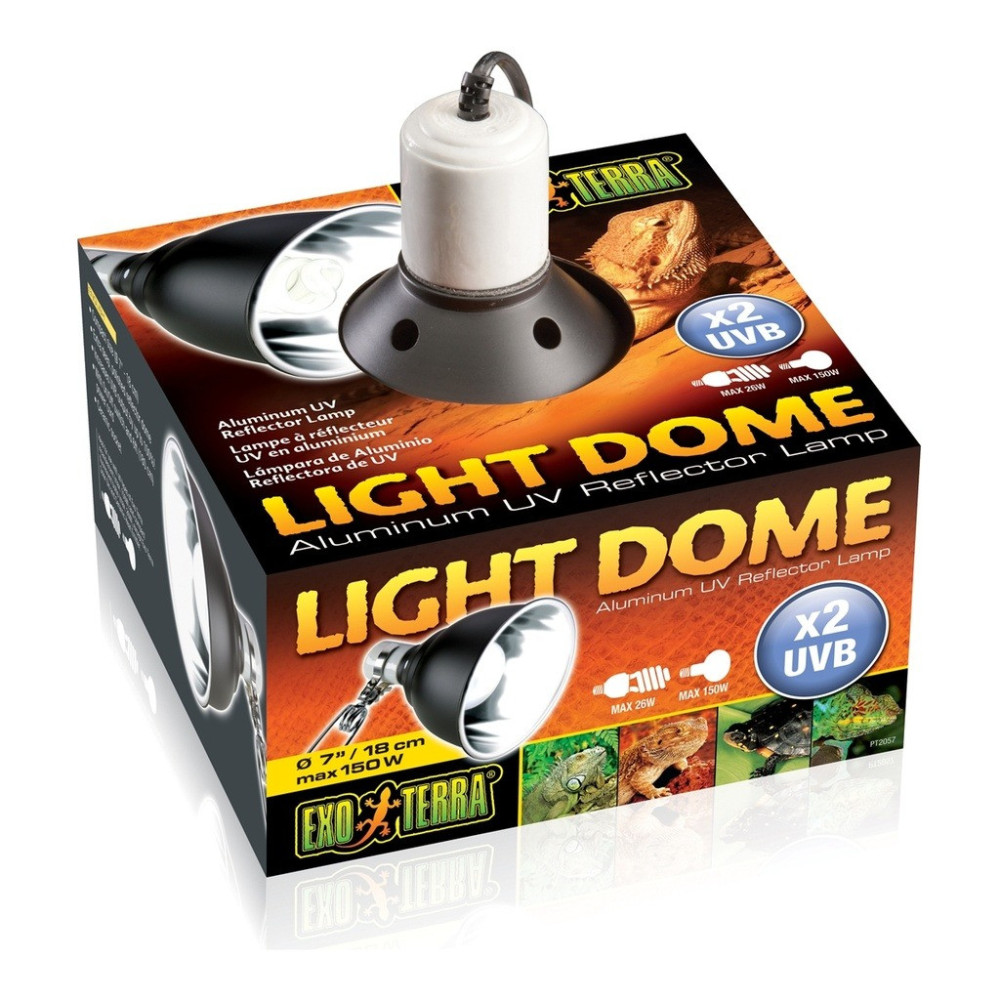 Exo Terra Uv Aluminium Reflector Lamp Dome, 18 cm