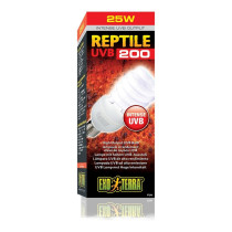 Exo Terra Reptile High Output UVB200 Bulb, 25 Watts