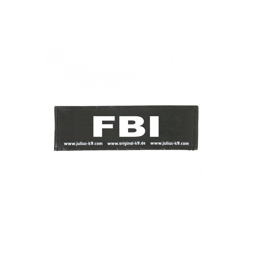 Julius-K9 Fbi Patch For Dogs, Black Colour, Small