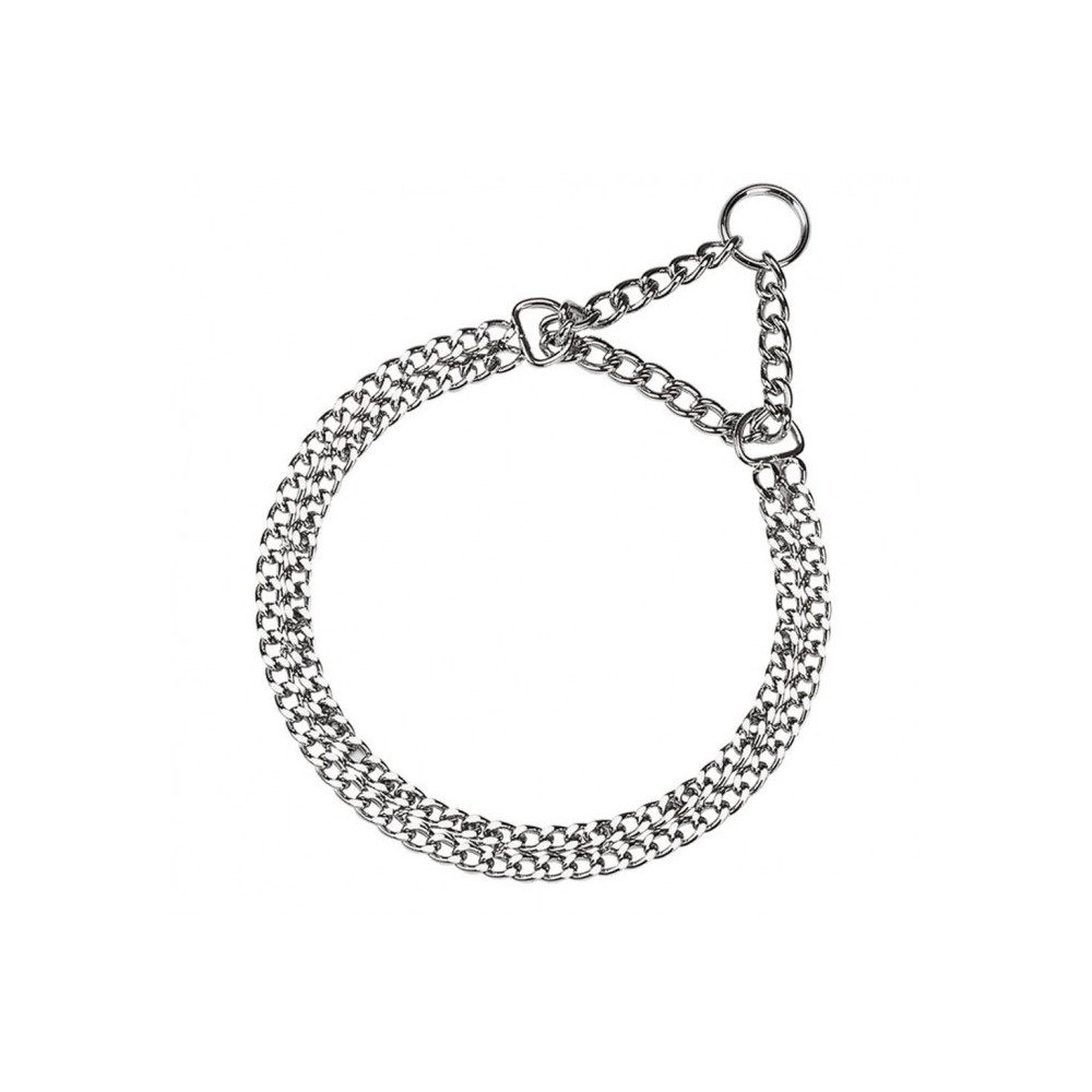 Ferplast Chrome CSS Semi Choke-Chain Dog Collar, 28 x 38 cm