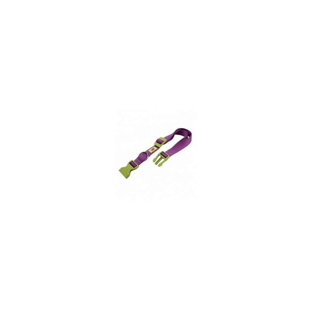 Ferplast Club Nylon Dog Collar With Snap Clip, Purple, 45-70 cm