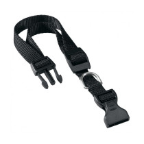 Ferplast Club Nylon Collar For Dogs, Black Colour, 30-44 cm