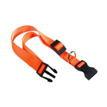 Ferplast Club Nylon Collar For Dogs, Orange Colour, 20-32 cm
