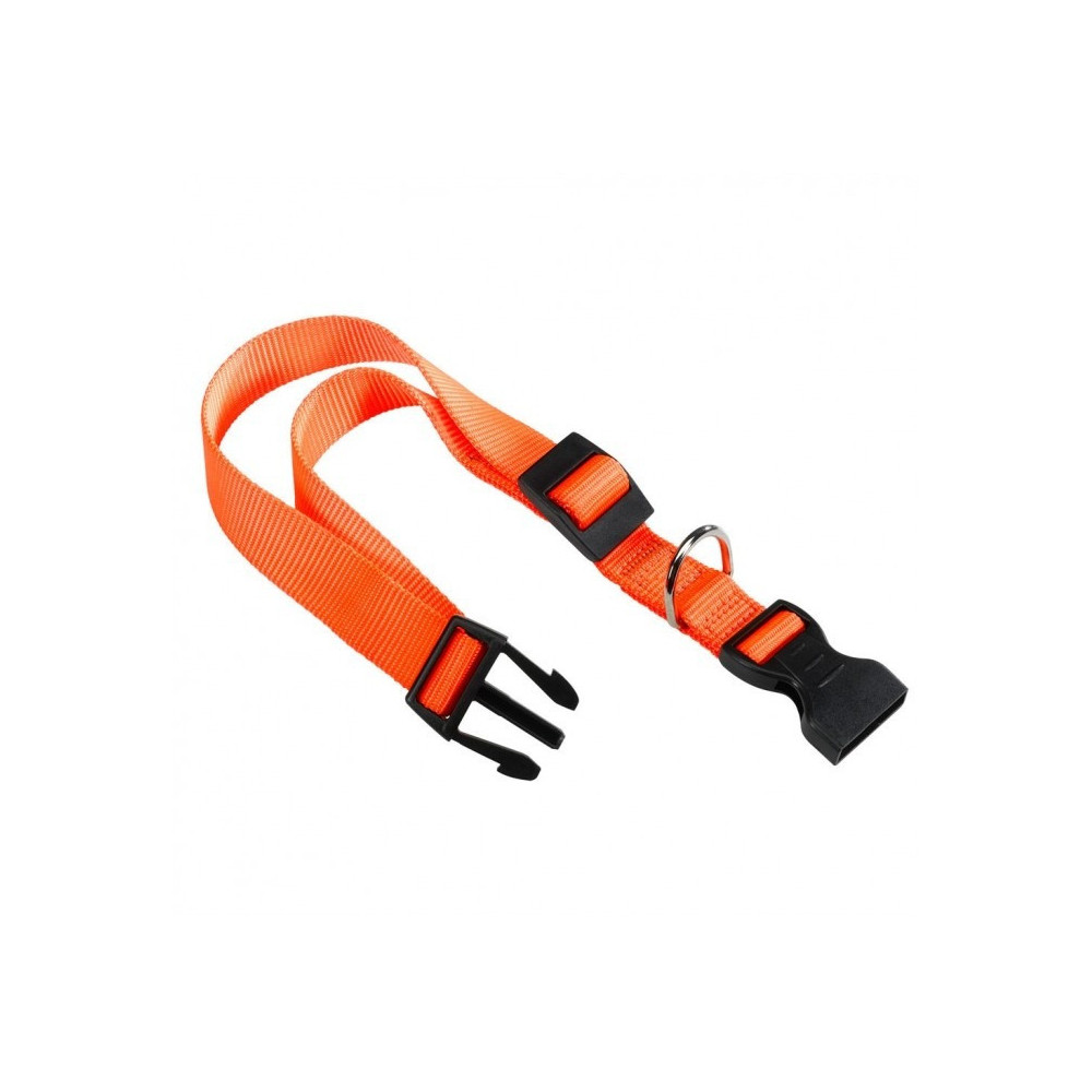 Ferplast Club Nylon Collar For Dogs, Orange Colour, 30-44 cm