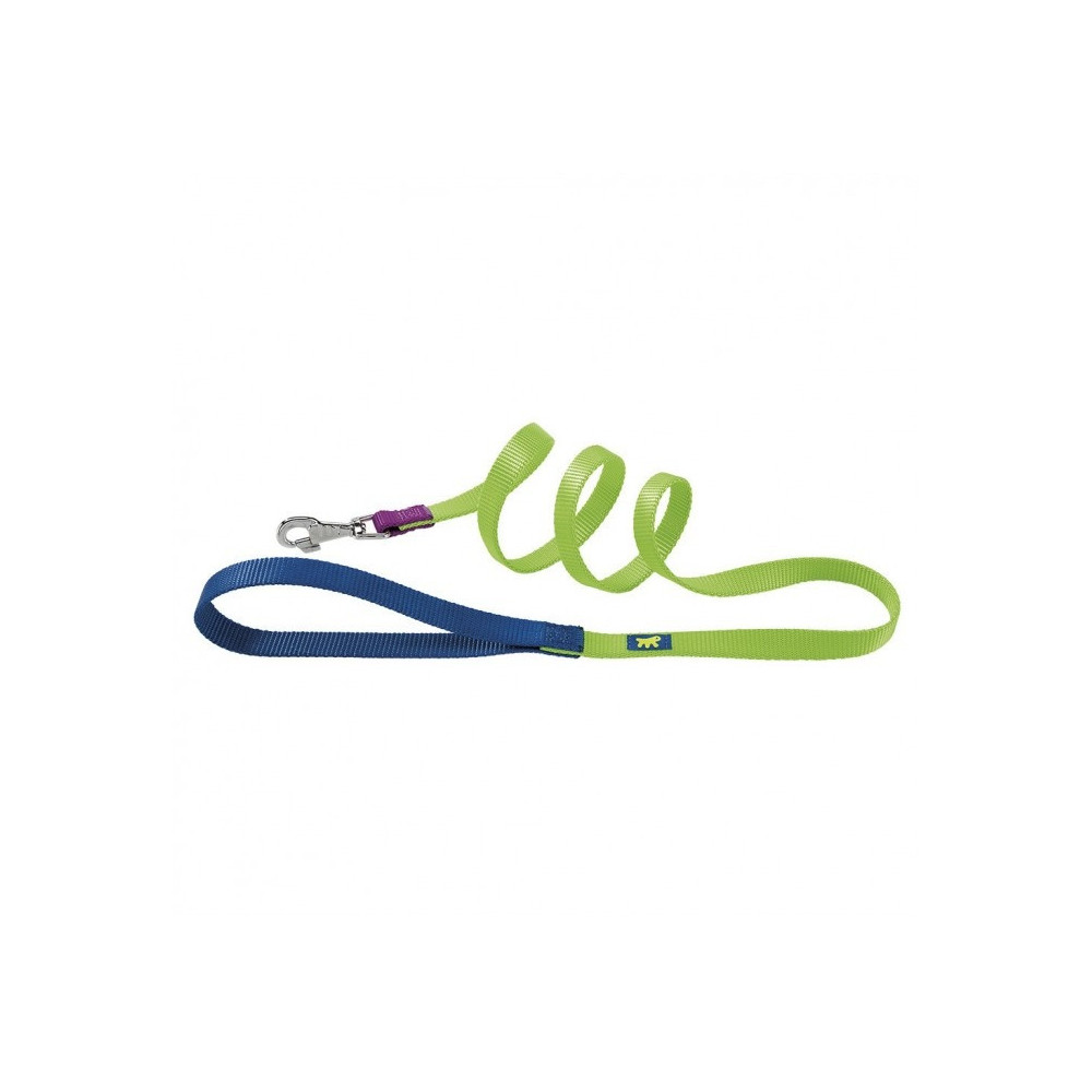 Ferplast Club Leash For Dogs, Green Colour, Dimension 10mm x L 120 cm