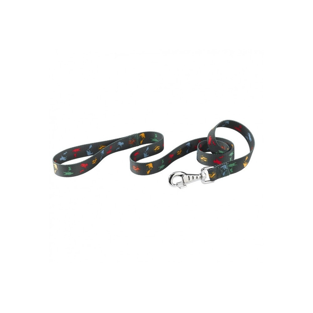 Ferplast Club Lead Circus For Dogs, Black, Dimension 20mm x L 120 cm