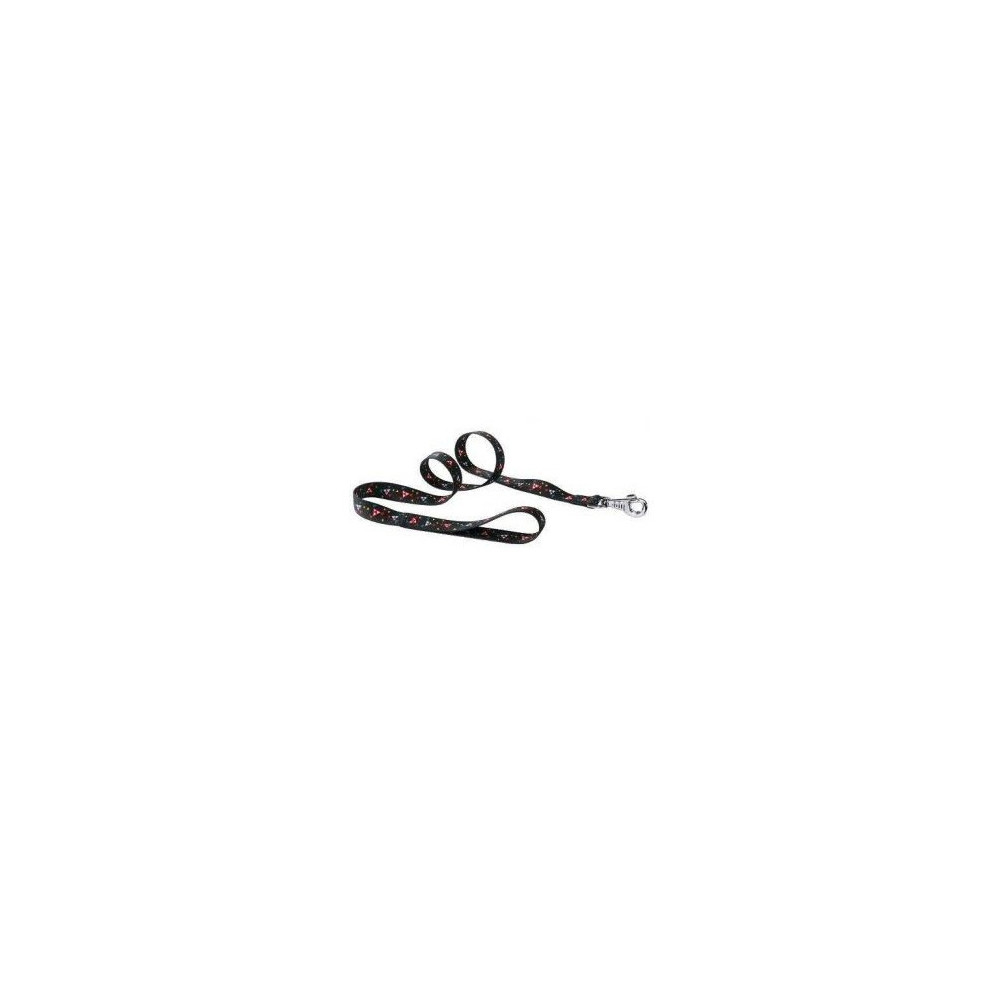 Ferplast Club G20/120 Nylon Lead For Dogs, Black, 20 mm x 120 cm