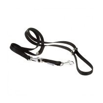 Ferplast Club GA Adjustable Nylon Dog Leash, Black, Dimension 15mm x L 120 cm