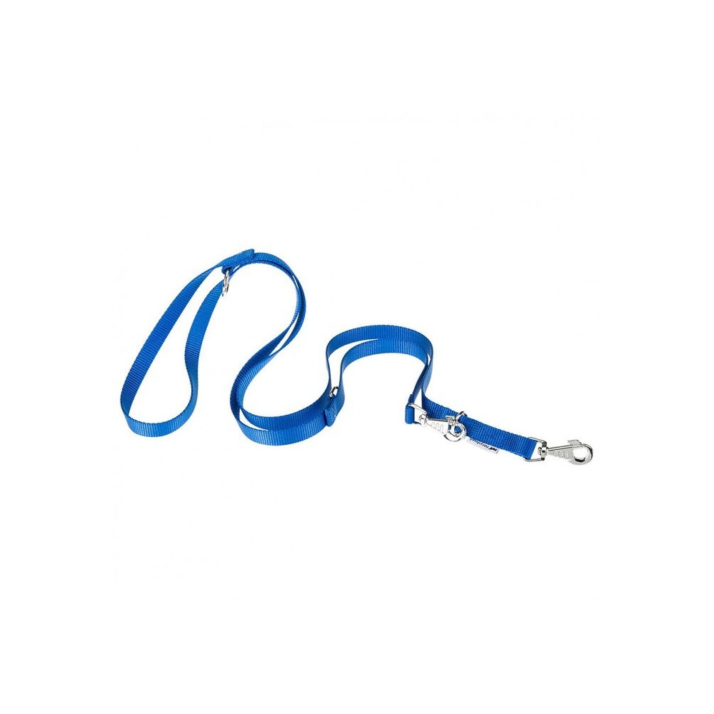 Ferplast Club GA Adjustable Nylon Dog Leash, Blue, Dimension 15mm x L 120 cm