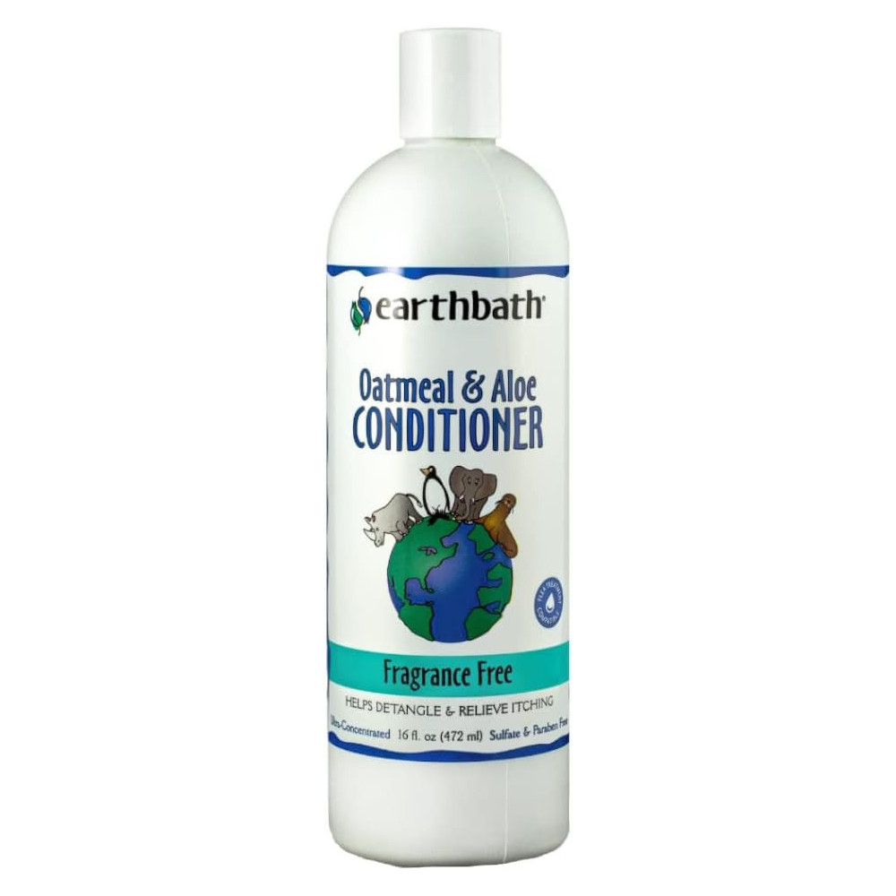 Earthbath Natural Oatmeal And Aloe Conditioner Fragrance Free, 472 Ml