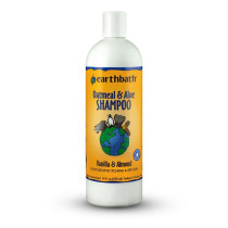 Earthbath Oatmeal And Aloe Shampoo, Vanilla And Almond Helps Relieve Itchy Dry Skin, 472 Ml
