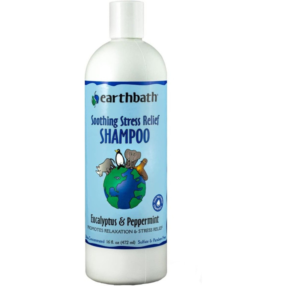 Earthbath Soothing Stress Relief Shampoo Eucalyptus And Peppermint, 472 Ml