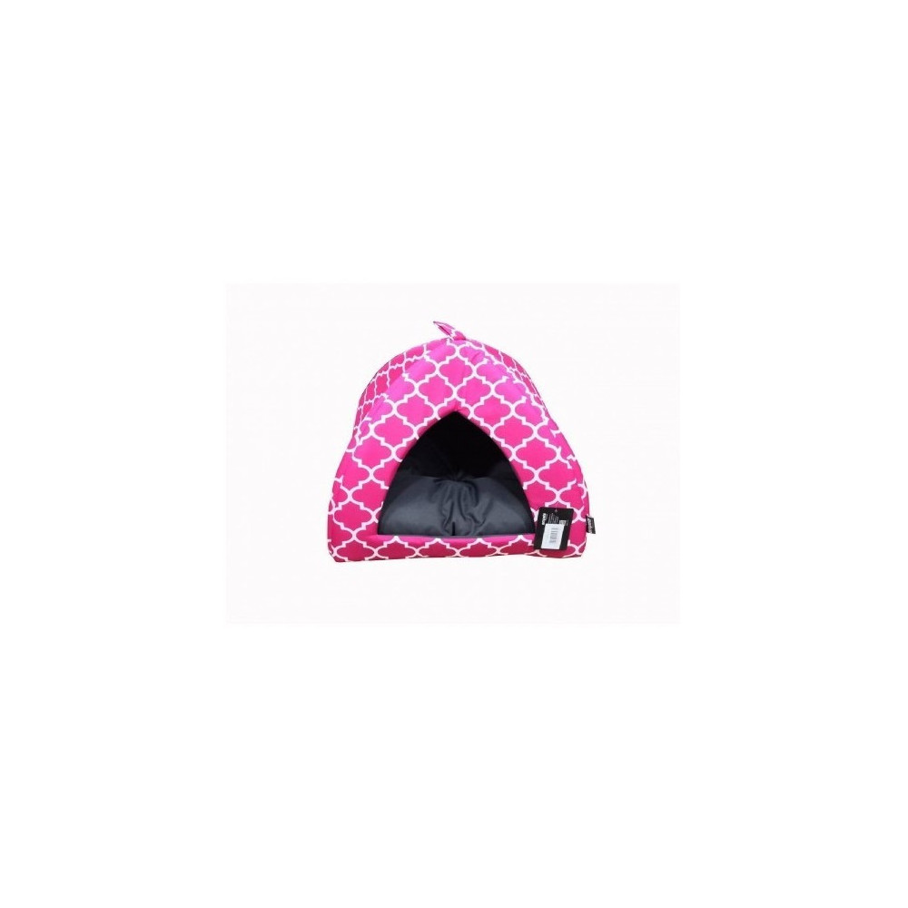 Empets Igloo House With Cushion, 43 x 43 x 35 Cm, Printed Pink