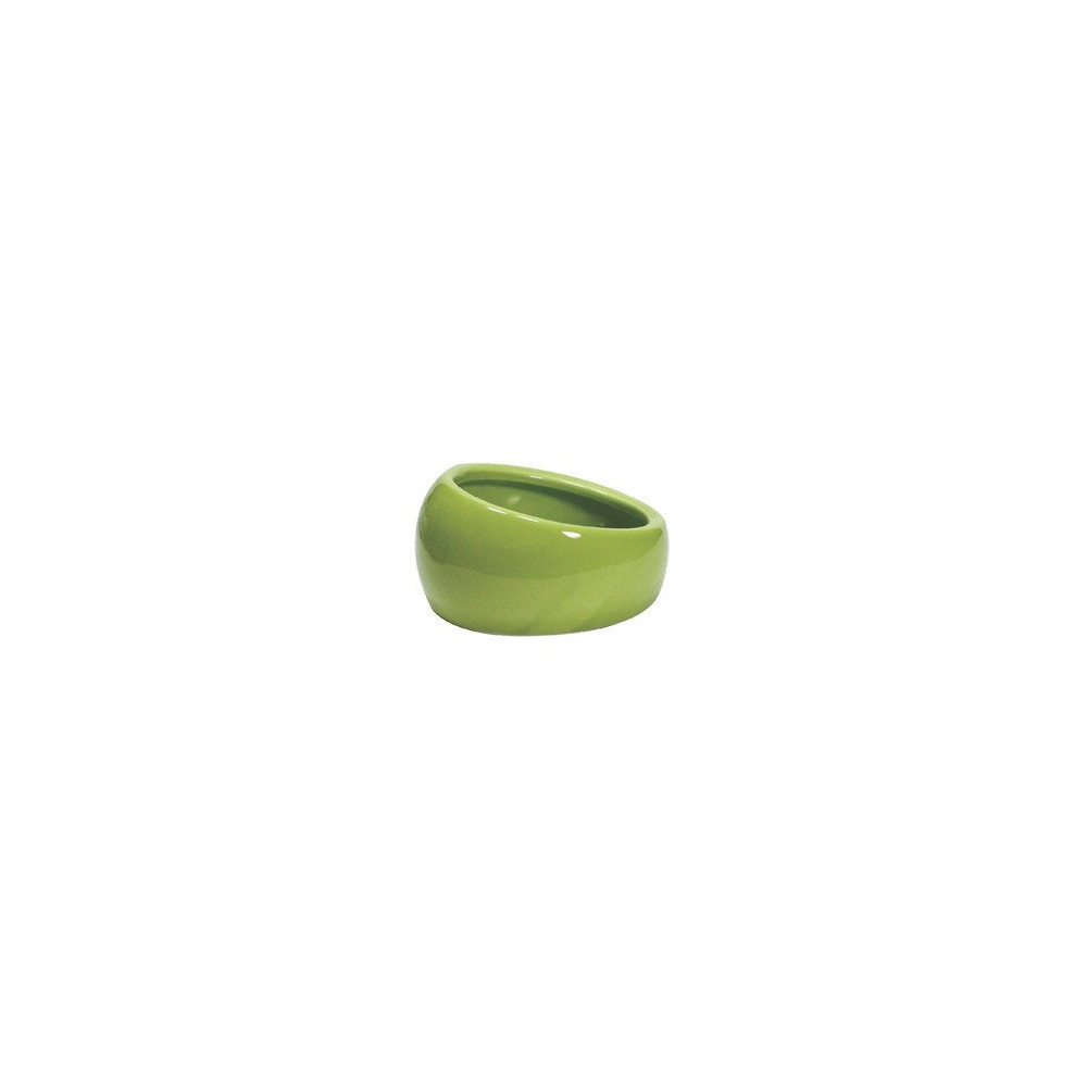 Living World Hagen Ergonomic Ceramic Dish, Large, Green