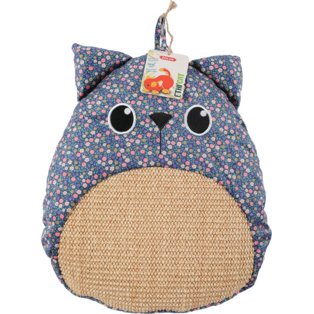 Zolux Ethicat Floral Scratcher Toy For Cat, Multicolour