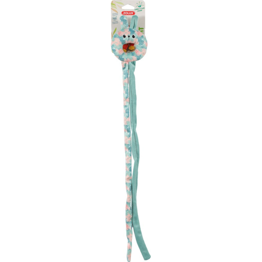 Zolux Ethicat Leaf Carry Toy For Cat, Blue And Pink