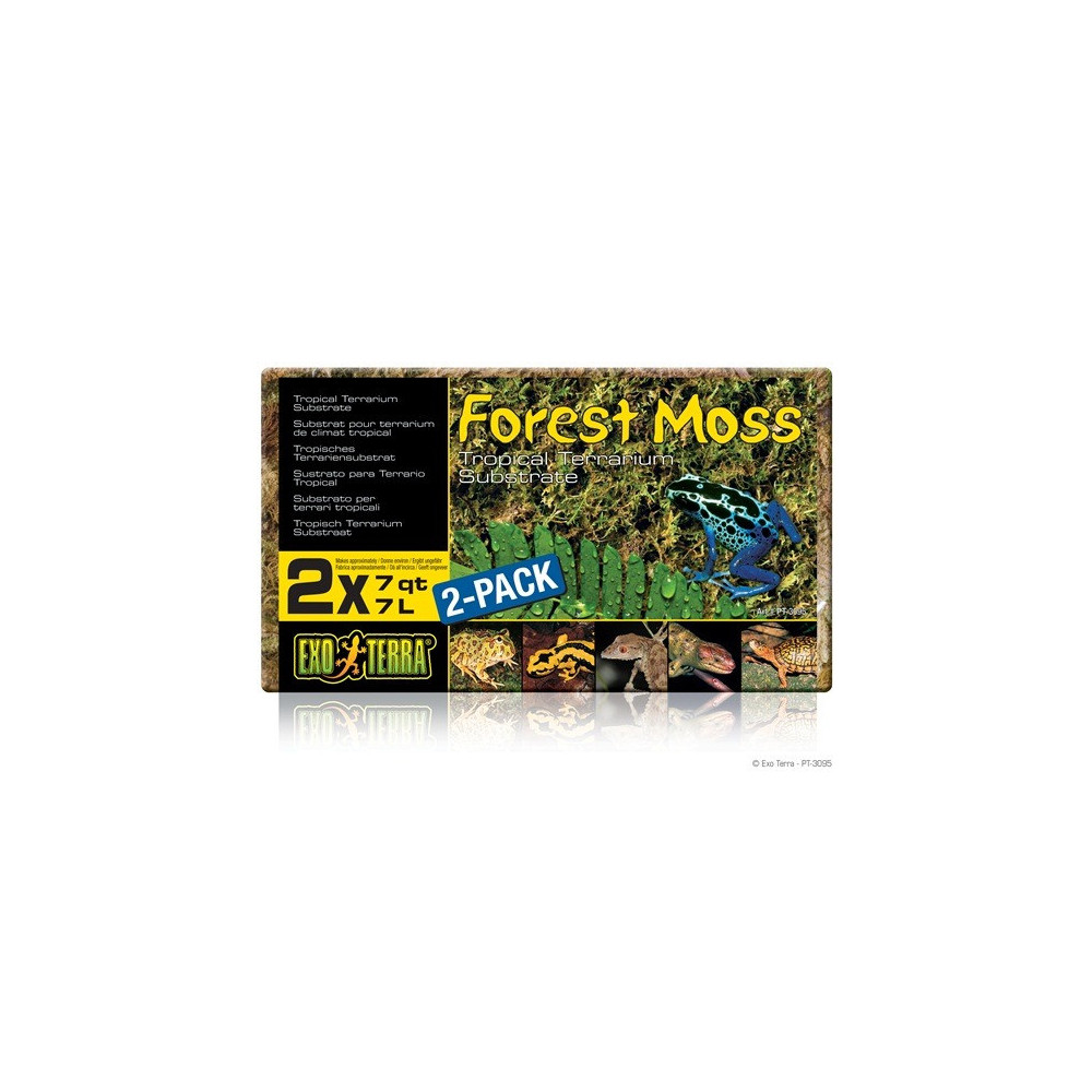 Exo Terra Forest Moss, 2 x 7 Quarts / 2 x 7L