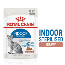 Royal Canin Feline Health Nutrition Indoor, Wet Cat Food Pouches 12 x 85 G