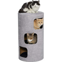 Midwest Feline Nuvo Nova Cat Condo For Cat, Grey-Black