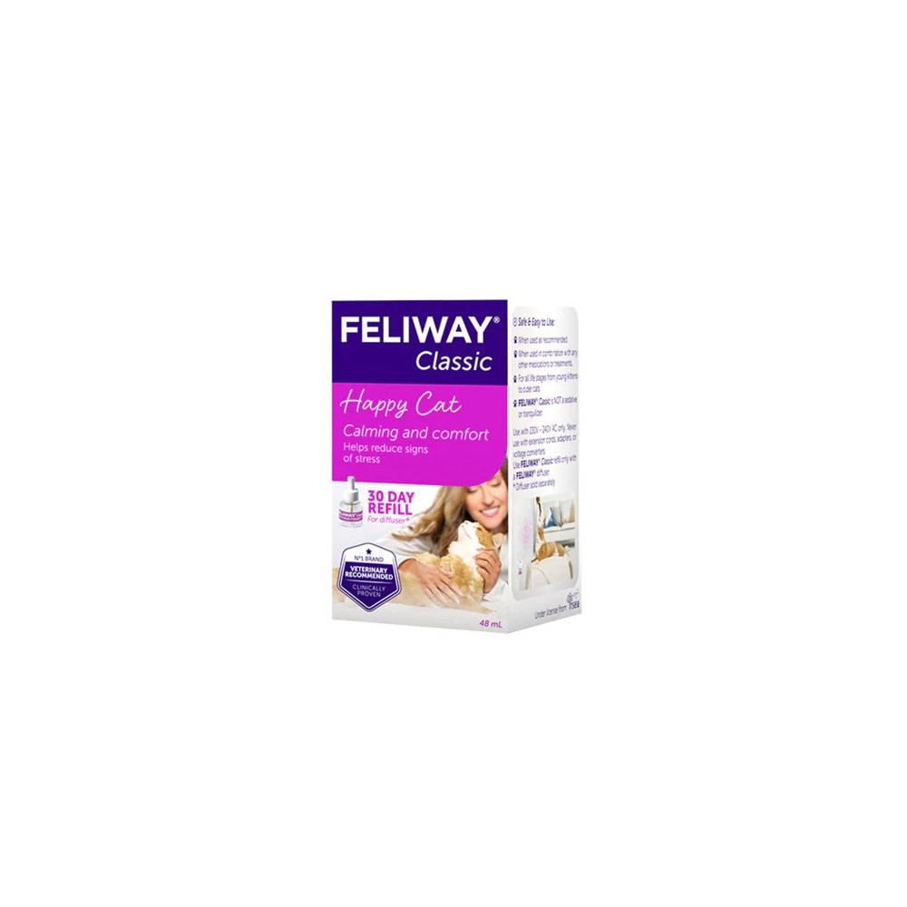 Feliway Classic Refill For Diffuser, 48 Ml For Cat